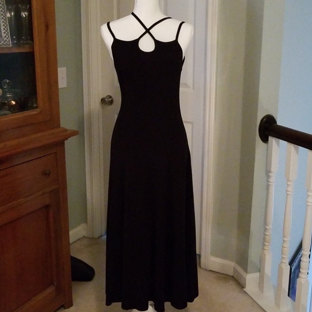 Gorgeous Maje black knit dress.